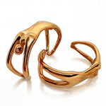 Two Gold Titanium Female Shape Bracelets
